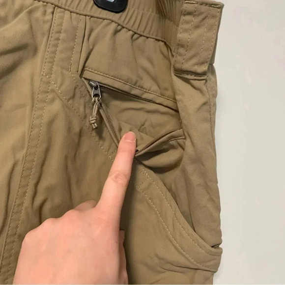 L.L. Bean tan  beige convertible shorts hiking pants - Picture 6 of 10